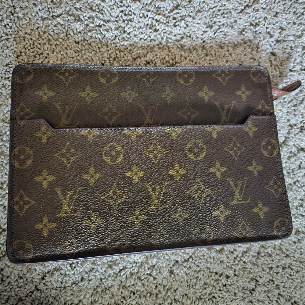 Louis Vuitton monogram pochette homme clutch bag m51795